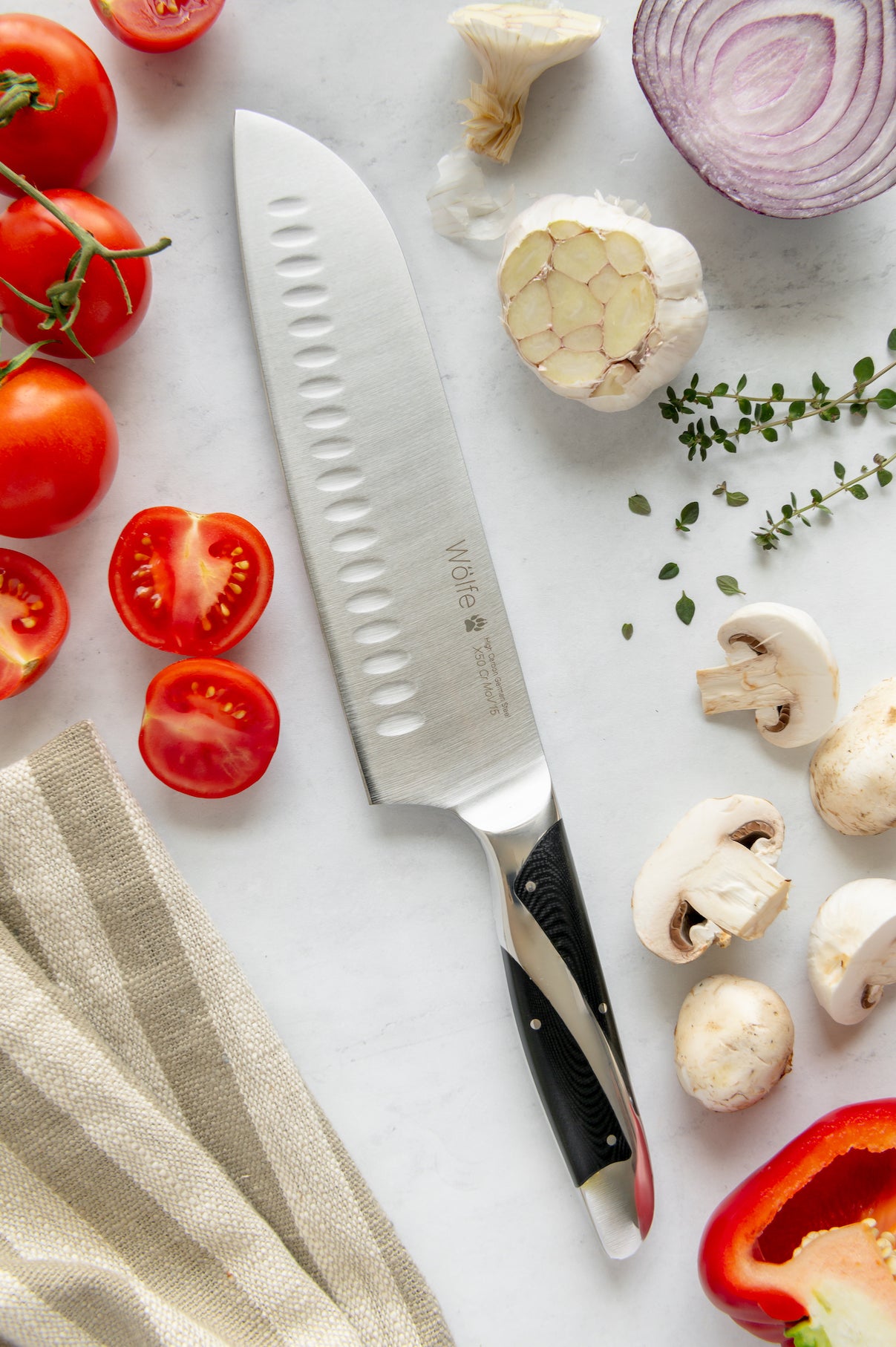 Wölfe Santoku Knife 7.5”